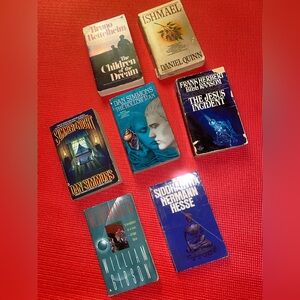 Bundle of 7 Collection of Sci-Fi and Fiction Paperback Books 📚(#Bundle&save)